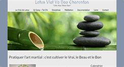 Desktop Screenshot of lotusvietvodao.fr